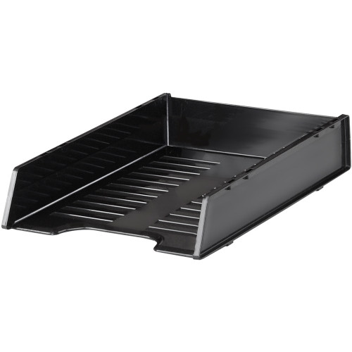 ITALPLAST A4 "Multi Fit" Document Tray greenR - Recycled Black, Each