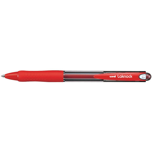 UNIBALL SN100 LAKNOCK RETRACT 1.0 MED RED PEN SN100MR