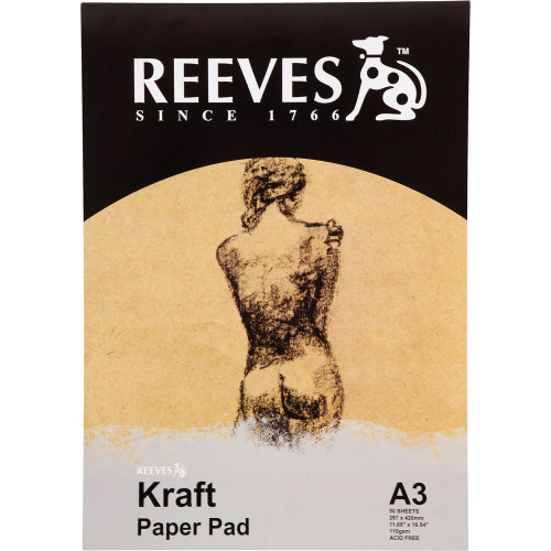 REEVES KRAFT PAD 110GSM 50 SHEET A3 0083940