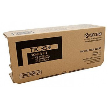 Kyocera TK-354B Toner Cartridge - 15K Pages Suits FS3140MFP/ FS3040MFP/ FS3540MFP/ FS3640MFP/ FS3920DN