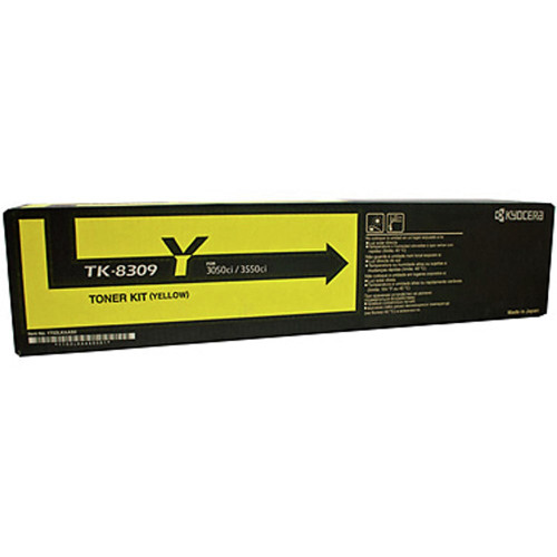 Kyocera TK-8309Y Original Yellow Toner 15K Suits TASKalfa 3050CI / 3550CI