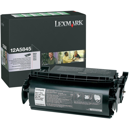 LEXMARK 12A5845 ORIGINAL OPTRA RETURN PROGRAM TONER CARTRIDGE 25K Suits T610/612/614/615/616/9614