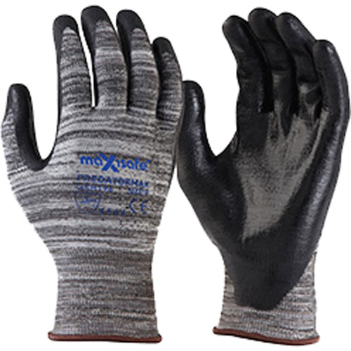 Maxisafe Cut Resistant Gloves G-Force Hicut Safety Glove Level 5 HDPU, Medium Pair