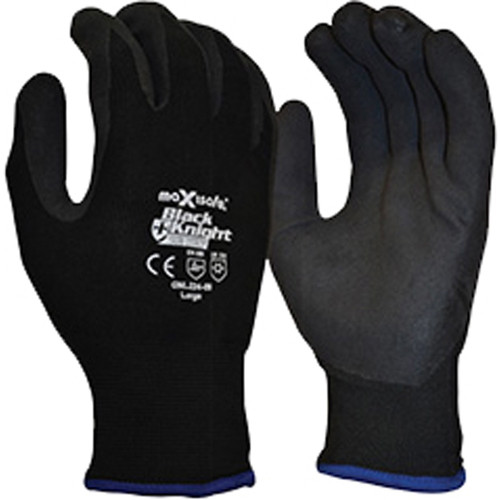 Maxisafe Synthetic Coat Gloves Black Knight Sub Zero Glove Insulated, XL Pair