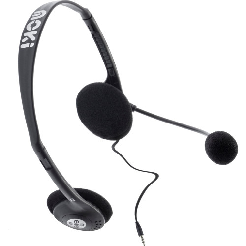 Moki Lite Headphones + Boom Microphone