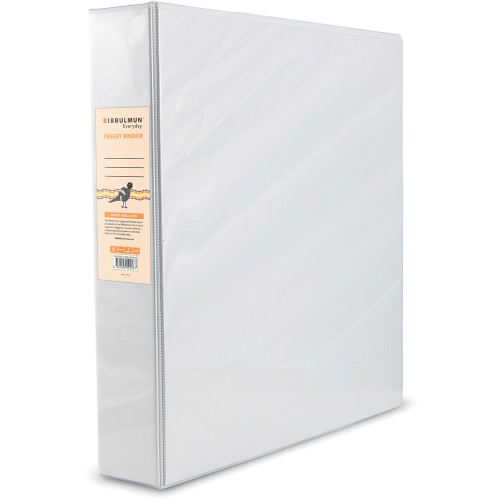 BIBBULMUN A4 INSERT BINDER 2D 50mm White 39310028