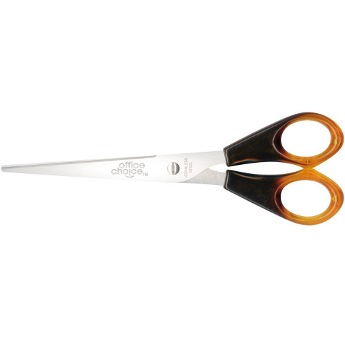 OFFICE CHOICE SCISSORS Tortoise Shell Handle 6.25 0379620 Tortoise Shell Handle 6.25 379620