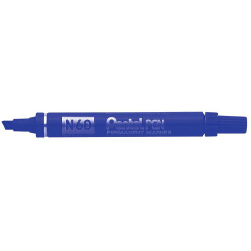 PENTEL N60 CHISEL TIP BLUE N60C