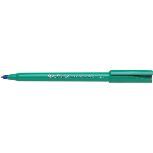 Pentel R50 Rollerball Pen 0.8mm Medium Nib Blue, Each