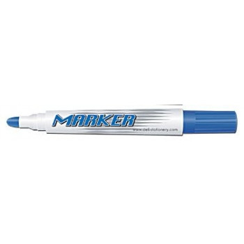 DELI BULLET POINT PERMANENT MARKERS Blue Pk12