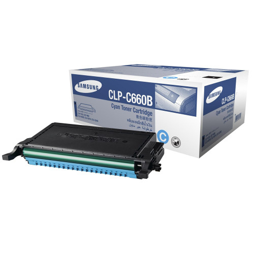 SAMSUNG CLP-C660B ORIGINAL CYAN TONER CARTRIDGE 5.5K Suits CLP610 / 660 / CLX6210 / 6240