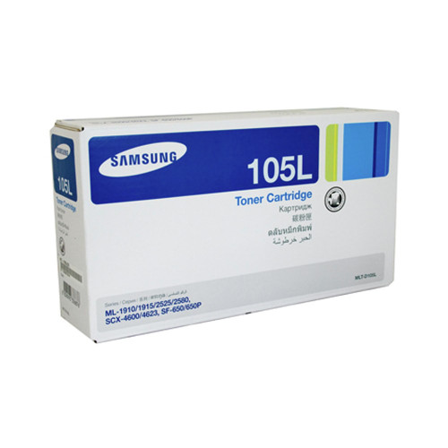 SAMSUNG MLT-D105L ORIGINAL BLACK HIGH YIELD TONER CARTRIDGE 2.5K Suits ML 2525 / SCX 4600 / 4623 / SF650
