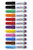 ARTLINE 30 PERMANENT MARKER 5MM CHISEL NIB ASSORTED Bx12