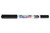 ARTLINE 041T BI-NIB MARKER Perm, 0.7 & 0.4mm Black, Bx12