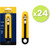 24 x Gusspak Premium Safety Cutter Knife Compact with Rounded Corner Blade (24 Knives)