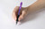 ARTLINE FLOW RETRACTABLE PEN PURPLE (BX12)
