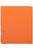 MARBIG CLEARVIEW INSERT BINDER A4 25MM 2D ORANGE
