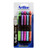 ARTLINE IKONIC BALLPOINT RETRACTABLE GRIP MEDIUM BRIGHTS 5PK
