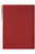 MARBIG A4 20 FIXED POCKET DISPLAY BOOK WITH INSERT COVER RED