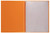 MARBIG DISPLAY BOOK REFILLABLE 20 POCKET A4 ORANGE
