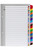 MARBIG® INDICES & DIVIDERS A-Z TAB REINFORCED A5 COLOUR