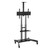 ATDEC AD-TVC-75 Mobile Heavy Duty TV Cart, Max Load 75Kg, VESA: 800X400 for 50" - 80" Panels - Black