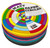 Brenex Matte Circles 180mm Diameter Single Sided Assorted, Pack of 500 Sheets (80146)