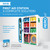 AEROKIT First Aid Station with 6 Modules 69cm x 62.5cm x 15.5cm