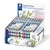 Staedtler 308 Pigment Liner 0.3mm - Wallet of 6 Assorted Colours (Yellow, fuchsia, light blue, light green, light brown, and grey)