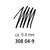 Staedtler 308 Pigment Liner 0.4mm - Black, Each