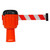 Cone Top Retractable Barrier - Red/White