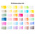 Zart Watercolour Paint Discs, Pack of 36 Colours (6 Discs)