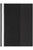 MARBIG A4 DELUXE PP FLAT FILES (CLEAR FRONT) Black
