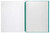 MARBIG REFILLABLE DISPLAY BOOKS Clear Front Green Back A4 20 Pocket