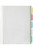 MARBIG A4 TAB POCKET DIVIDERS 5 Tab A4