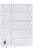 MARBIG POLYPROPYLENE DIVIDERS - NUMERICAL 1-5 A4 White