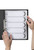 MARBIG PLASTIC BLACK/WHITE TABBED MANILLA DIVIDERS 1-5 Tab A4 Black/White