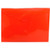 Osmer Plastic Document Wallet with Button Closure A4, Red Tint ( A4W03 )