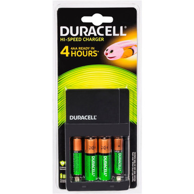 Duracell Chargeur de Piles CEF14 4 Heures, Avec Piles Rechargeables  incluses, AA + AAA : : High-Tech