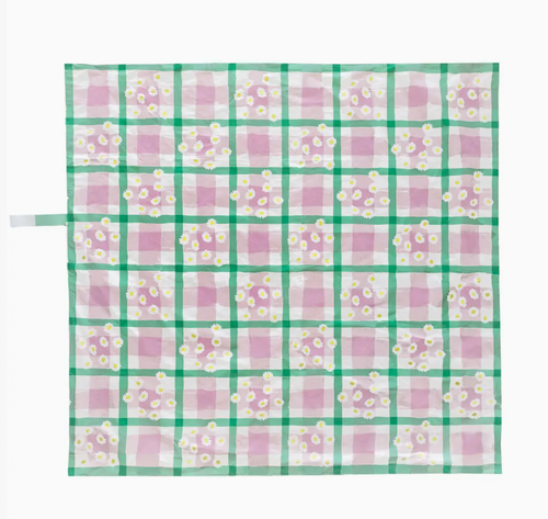Gingham Daisy Picnic Blanket - Talking Tables