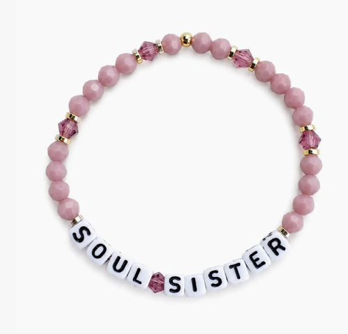 Soul Sister Letter Bracelet - Wild Spirit London