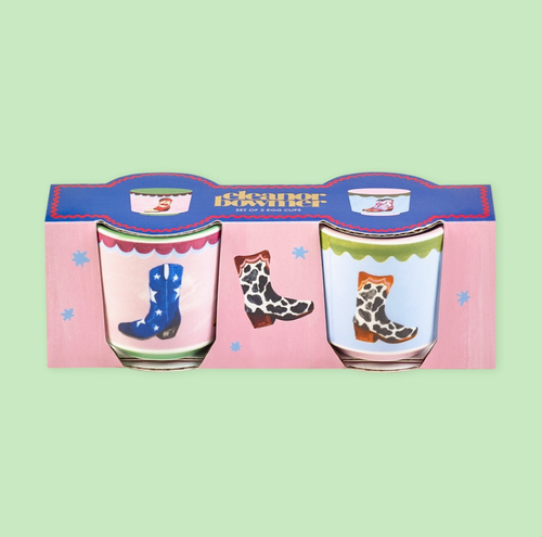Electric Coast Set of 2 Egg Cups - Eleanor Bowmer