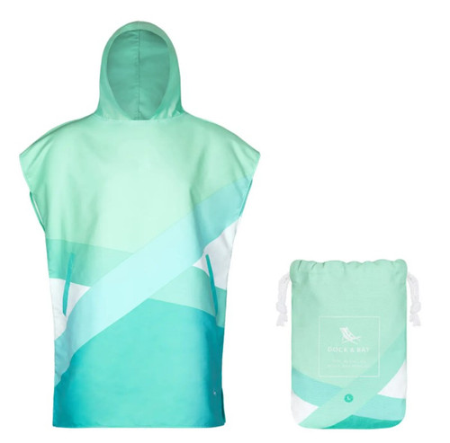 Dock & Bay - Quick Dry Hooded Towel, Adult Poncho - Race Teal