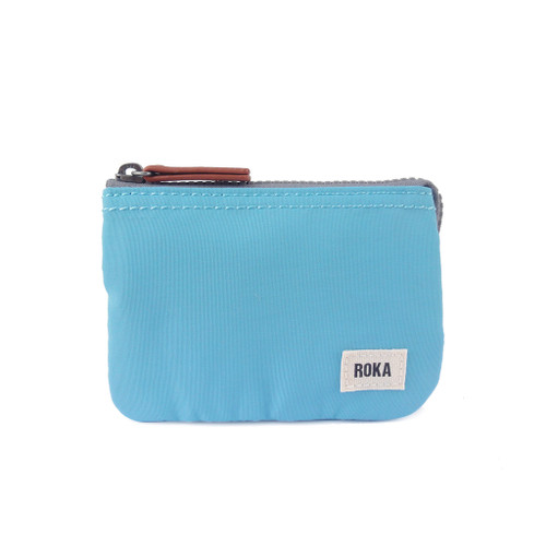 Roka Carnaby Small Sustainable Wallet -  Turquoise