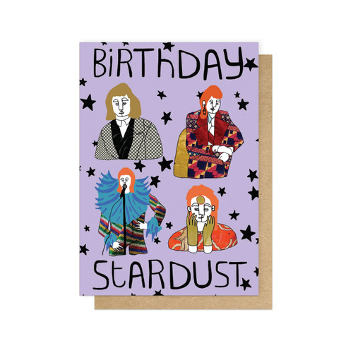 Birthday Stardust Greetings Card - East End Prints