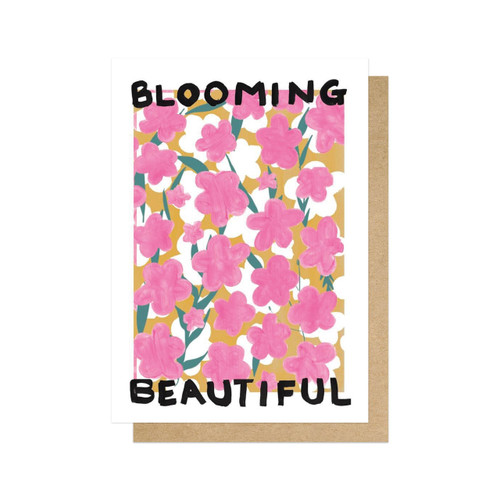 Blooming Beautiful Greetings Card - East End Prints