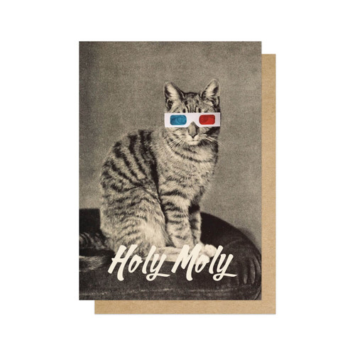 Holy Moly Greetings Card - East End Prints