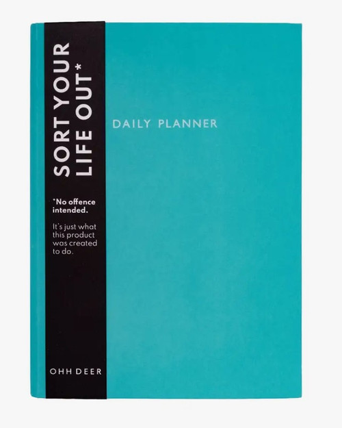 Sea Teal Daily Planner (Undated) - Ohh Deer UK