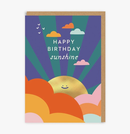 Happy Birthday Sunshine Greeting Card - Ohh Deer UK
