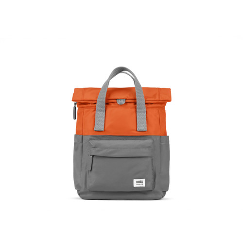 Roka Backpack - Creative Waste Canfield B Graphite/Burnt Orange - Recycled Nylon